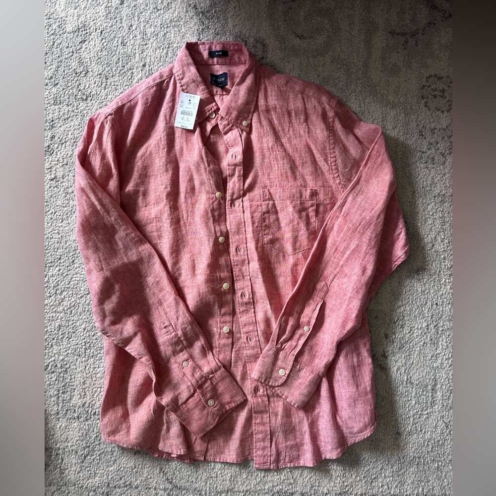 NWT J. Crew red button up